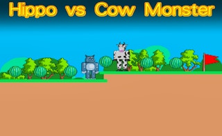 Hippo vs Cow Monster