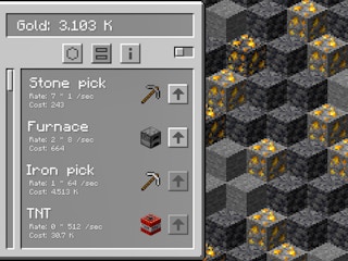 Minecraft Gold Clicker