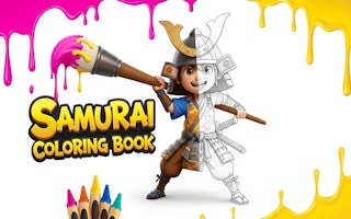 Samurai Coloring Book