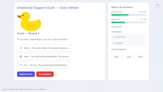 Emotional Support Duck