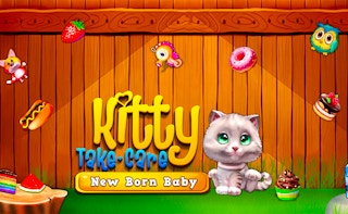 Kitty Take Care New Born Baby