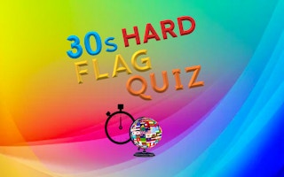 30s Hard Flag Quiz