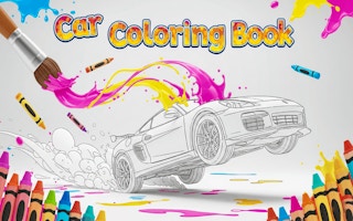 Car Coloring Book