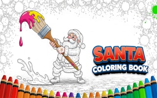 Santa Coloring Book
