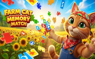 Farm Cat Memory Match