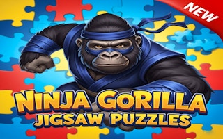Ninja Gorilla Jigsaw Puzzles