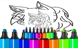 Anime Wolf Girl Coloring Pages
