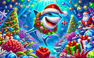 Santa Shark