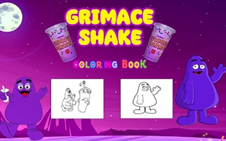 Grimace Shake Coloring