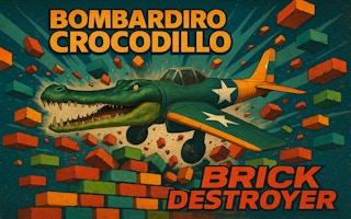 Bombardiro Crocodillo Brick Destroyer