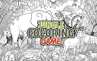 Jungle Coloring Game
