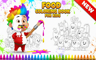 Food Coloring Book for Kids
