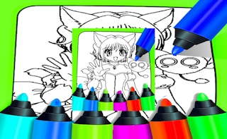 Anime Coloring Pages For Kids