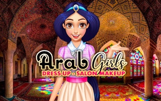 Arab Girls Dress-Up - Salon Makeup