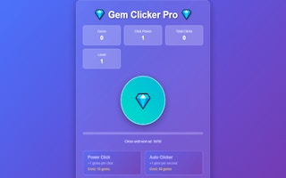 Gem Clicker Pro