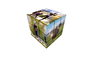 Football Cube Puzzle
