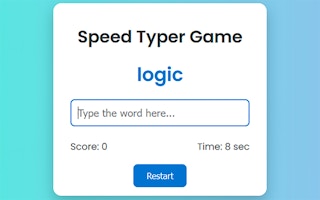 Speed Typer Game