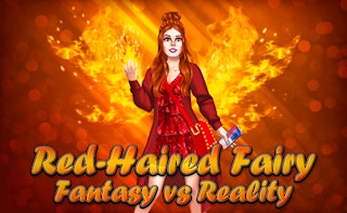 Red-Haired Fairy Fantasy vs Reality